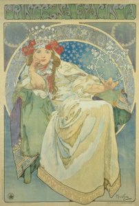 ヒヤシンス姫 作： Alphonse Mucha