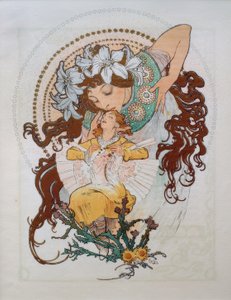 R.デ・フラーズ、イルゼ／イル・ヴ・ミュシャ 作： Alphonse Mucha