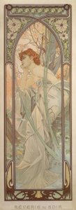 夕方の空想 作： Alphonse Mucha
