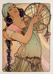 サロメ、1897。 作： Alphonse Mucha