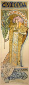 サラ・ベルナール 作： Alphonse Mucha