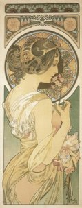 カウスリップ 作： Alphonse Mucha