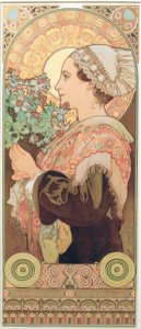 シルバージステル 作： Alphonse Mucha