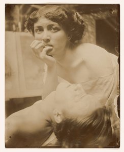 装飾パネルの研究、1908年（ゼラチンシルバープリント） 作： Alphonse Mucha