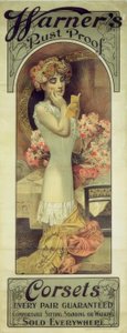 ワーナーラストプルーフコルセット 作： Alphonse Mucha