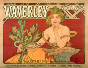 ウェイバリーサイクル 作： Alphonse Mucha