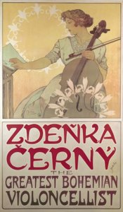 ズデンカセルニー 作： Alphonse Mucha