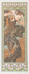 イブニングスターイブニングスター、1902。 作： Alphonse Mucha