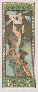 モーニングスターモーニングスター、1902。 作： Alphonse Mucha