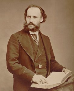 作曲家シャルル・ルネプヴーの肖像 1840～1910年、1875年。 作： Alphonse Terpereau