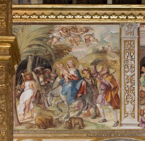 Presbytery, Seventh North Span, Flight to Egypt, Altobello Melon 作： Altobello Melone