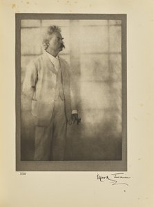 マーク・トウェイン（サミュエル・ラングホーン・クレメンス） 作： Alvin Langdon Coburn