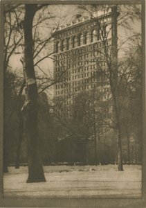 [フラット・アイアン・ビルディング、ニューヨーク]。 作： Alvin Langdon Coburn