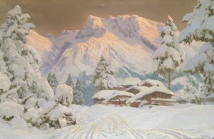 Hocheisgruppe、オーストリア（オイル） 作： Alwin Arnegger