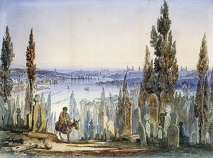 エユブのコンスタンティノープル、 作： Amadeo Preziosi