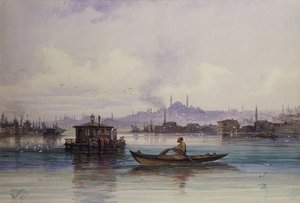 ボスポラス海峡、1865 作： Amadeo Preziosi