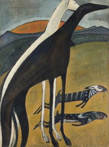 グレイハウンドグレイハウンド、1911年。 作： Amadeo de Souza Cardoso