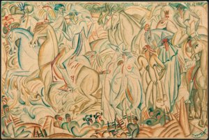 闘牛の前に 作： Amadeo de Souza Cardoso