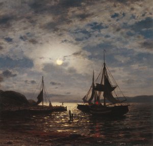 オスロフィヨルドから 作： Amaldus Nielsen