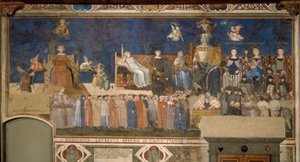 良い政府の寓話 作： Ambrogio Lorenzetti