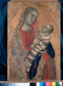 マドンナと子供、1320-23 作： Ambrogio Lorenzetti