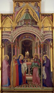 寺院でのプレゼンテーション、1342 作： Ambrogio Lorenzetti