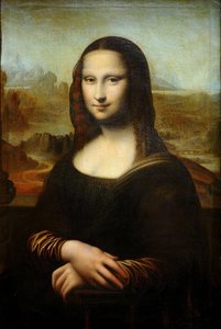 モナリザ、レオナルド・ダ・ヴィンチにちなんで、1600年頃（キャンバスに油彩）