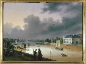 ナントの港 ルイ・ガルネレイ作 1820年頃 油彩・キャンバス 高さ0.330 奥行き0.460CCIP Coll. 作： Ambroise Louis Garneray