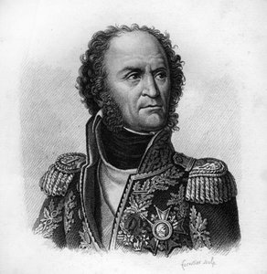 ギョーム・ブルネットフランスの元帥（1763年～1815年）-フランスの勝利と征服を追った「Portraits of French Generals」にて。1818年にAmbroise Tardieuが描いたもの。Stellaコレクション。 作： Ambroise Tardieu