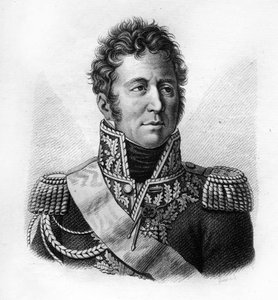 Jacques Alexandre Bernard Law, Marquis de Lauriston, Marshal of France (1768-1828) - "Portraits of the French Generals following the victories and conquests of the French" Engraved by Ambroise Tardieu in 1818.Stellaコレクション。 作： Ambroise Tardieu