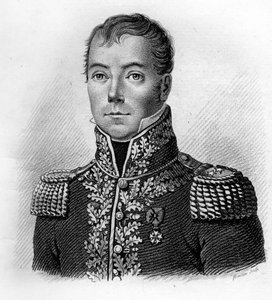 ジャン・ピエール・ブシェ将軍1770-1814.in "Portraits of French Generals".1818年にAmbroise Tardieuが描いたもの。Stellaコレクション 作： Ambroise Tardieu