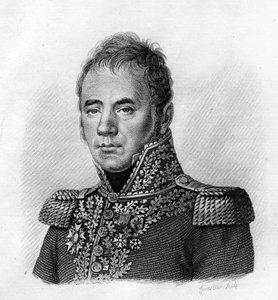 ピエール・ジョセフ・ハベール（1773-1825）-「フランスの勝利と征服に続く将軍たちの肖像」の中の人物。1818年にAmbroise Tardieuが彫ったもの。Stellaコレクション。 作： Ambroise Tardieu