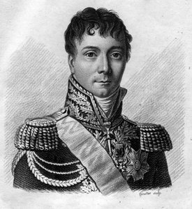 フランスの将軍Charles Etienne Gudin de la Sablonniere (1768 -1812)の肖像。フランス人の勝利や征服に伴う将軍たちの肖像」に収録。1818年、Ambroise Tardieuによる墓。ステラコレクション。 作： Ambroise Tardieu