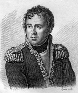 旅団長ジョセフ・シークレット・パスカル・ヴァロンゲの肖像（1763～1806年） - 「Portraits des generaux francais en suite les victoires et conquetes des Francais」に掲載。1818年にAmbroise Tardieuが描いたもの。Stellaコレクション。 作： Ambroise Tardieu
