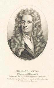 アイザックニュートン1642-1727の肖像、c。 1830-1840。