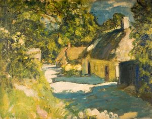 アルドボーンのコテージ、1915 年。 作： Ambrose McEvoy