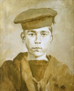 ジョン・トラヴァース・コーンウェル《一等少年（1900-1916）》20世紀（油彩）
