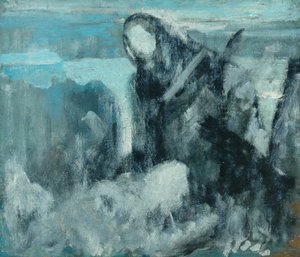 「ネットメンダー」のスケッチ、1911年〜12年 作： Ambrose McEvoy