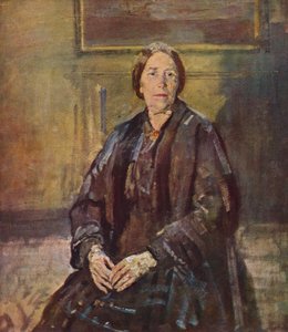 アーティストの母、1935 作： Ambrose McEvoy