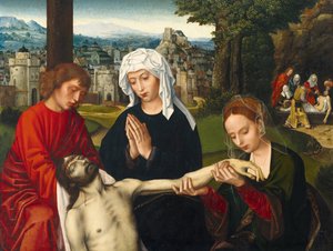 十字架のふもとのピエタ、1530年頃 作： Ambrosius Benson