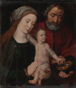 聖家族、1525-1530。 作： Ambrosius Benson
