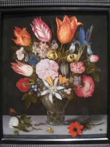 グラスの中の花