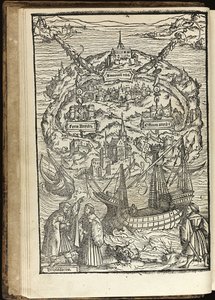 トーマス・モアのユートピア、1518年 作： Ambrosius Holbein