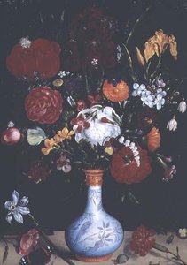 花のある静物画