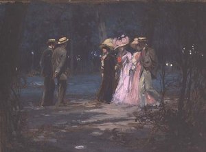 イブニングウォーク 作： Amédée Julien Marcel Clément