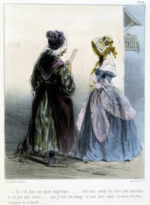 カリカチュア - シャム作「マドレーヌ」に掲載、1870～1880年頃 作： Amédée de Noé