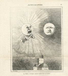 Le Charivari』に掲載されたCham（1819-1879）のイラスト 作： Amédée de Noé