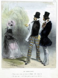 知人 - シャム作「マドレーヌ」にて、1870-1880年頃。 作： Amédée de Noé