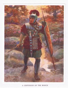 3月の百人隊長、1928年のローマの兵士のイラスト