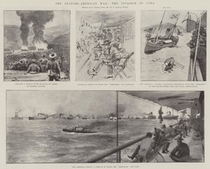 スペインとアメリカの戦争、キューバの侵略